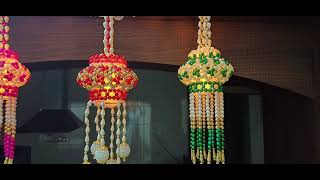 motyacha aakash kandil beaded diy happy diwali 🪔🪔 [upl. by Naziaf]