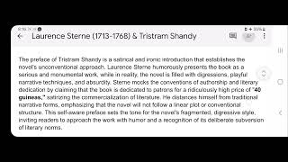 Tristram Shandy Novel Analysis in Hindi [upl. by Harrow]