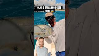 ELE PEGOU UM PEIXE GIGANTE 😨 viralvideo pesca fishing viral [upl. by Carmelo]