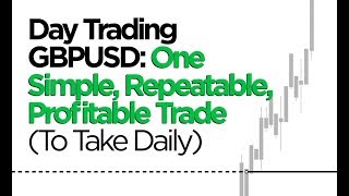 Day Trading GBPUSD One Simple Repeatable Profitable Trade To Take Daily In 2022 [upl. by Nidorf]