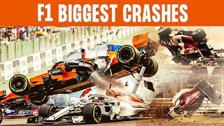 F1 2022 Biggest Crashes so Far [upl. by Som205]