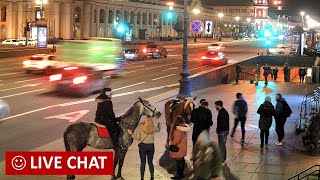 LIVE Nevskiy avenue St Petersburg Russia Gostiny Dvor Невский пр СанктПетербург Гостиный двор [upl. by Ahtnahc]