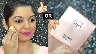 LAKME 9to5 PRIMER  MATTE POWDER FOUNDATION  REVIEW [upl. by Aivata]