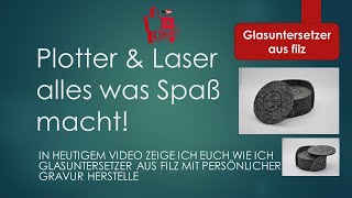 Wie man mit einem Diodenlaser einen epischen Glasuntersetzer herstellt 4K [upl. by Gabriele901]