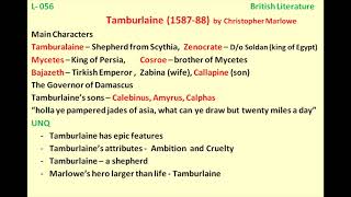 B056 Tamburlaine by Christopher Marlowe [upl. by Kendell51]