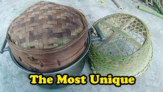 Handmade most unique Bamboo Steamer in the world丨Bamboo woodworking art [upl. by Cl]