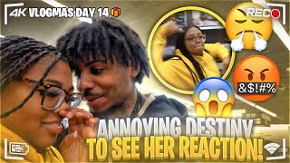 ANNOYING DESTINY TO SEE HER REATION😱‼️She got mad😤😂 [upl. by Aristotle]