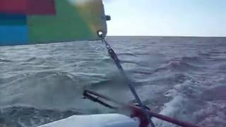 Hobie cat sailing in Bloody Bay near Negril Jamaica [upl. by Igiul]