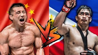 Zhang Lipeng vs Eduard Folayang  Fight Highlights [upl. by Giesser]