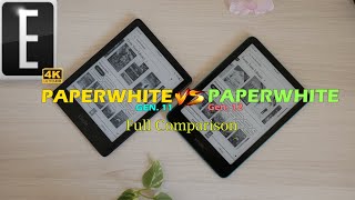 Amazon Kindle Paperwhite Gen 11 vs Gen 12 Comparison [upl. by Manas]