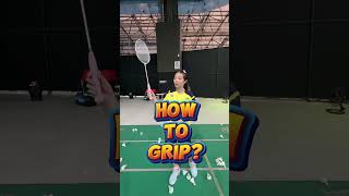 How to grip your badminton racket [upl. by Edyak556]