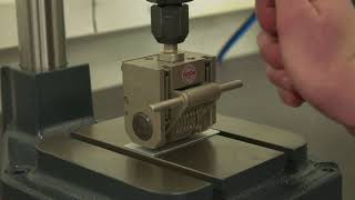 Serial Number Marking with Impact Press and Auto Numbering Head [upl. by Rednav]