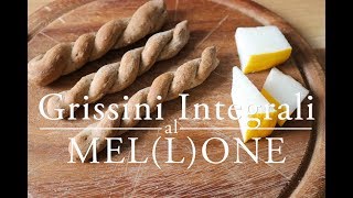 grissini al MELONE integrali  CasaSuperStar [upl. by Annaed]