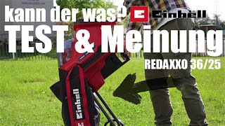 EINHELL  Redaxxo 3625 AkkuMesserhäcksler  Test [upl. by Gross281]