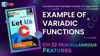 Let us C Solutions  C Programming  How to pass variable no of parameter in Functions in C Language [upl. by Cynara]