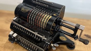 Facit Standard mechanical calculator [upl. by Enwahs]