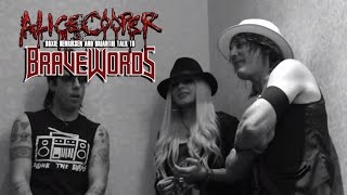 ALICE COOPERs Roxie Henriksen Orianthi talk to BraveWordscom July 11th 2012 [upl. by Nebra]