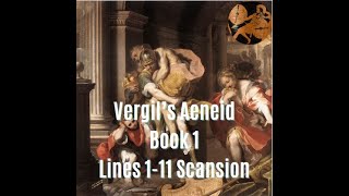 Aeneid Book 1 Lines 111 Scansion [upl. by Retla]