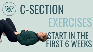 Best Exercises After Csection First 6 Weeks [upl. by Leirej]