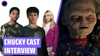 Chucky Season 3 Part 2 Cast chats good Chucky vs Bad Chucky amp MORE  Interview [upl. by Marijn]