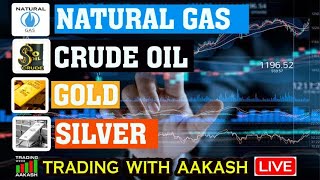 🔴 3rd January 2024 CRUDEOIL NATURALGAS GOLD SILVER MCX ANALYSIS TRADING WITH AAKASH [upl. by Seek596]