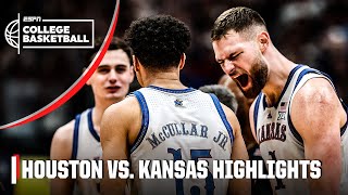 Houston Cougars vs Kansas Jayhawks  Full Game Highlights  ESPN College Basketball [upl. by Ettenim]