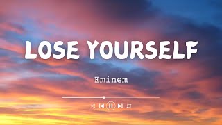 Eminem  Lose Yourself Lyrics [upl. by Anahcra]