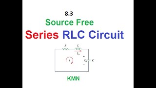 Source Free Series RLC circuit  Example 83  LCA 831newAlexander [upl. by Lynelle]