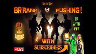 NEW BR SEASON🚩PUSH  FFF LIVE🔴 livestream livestreaming freefireclips trending viralvideo ff [upl. by Ayar867]