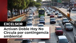 Contingencia ambiental Hay Doble No Circula este jueves 7 de marzo [upl. by Latsirhc]