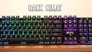 Rakk Kimat XT Mechanical RGB Keyboard Unboxing amp Review [upl. by Myer234]