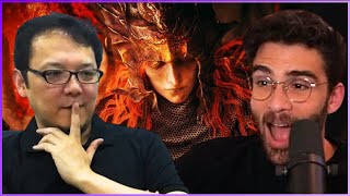 HasanAbi Reacts to Elden Ring DLC Interview Hidetaka Miyazaki on Shadow of the Erdtree [upl. by Staal]