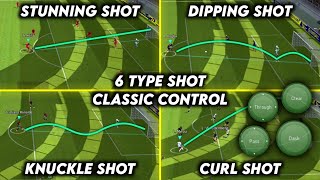 6 Type of Skill Shots Tutorial Classic Control eFootball 2023 Mobile [upl. by Randa]