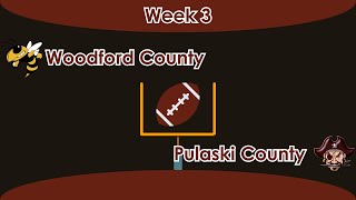 No 22 Woodford County Yellow Jackets at No 23 Pulaski County Maroons  Friday Night Lights [upl. by Marte]