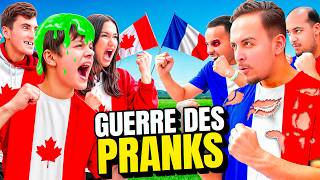 La GUERRE DES PRANKS  CANADA vs FRANCE Ft Bilel Willibed [upl. by Gregrory]