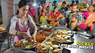 LATE NIGHT Indian Street Food Khau Gali 😍 Saoji Thali Desi Ghee Punjabi Thaal Black Machurian [upl. by Frasquito]