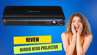 Review Miroir M190 Mini Pro Projector 2023 [upl. by Doehne]