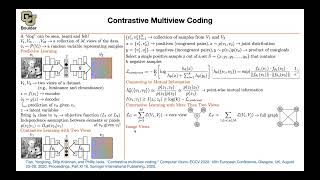 Contrastive Multiview Coding Cont  Lecture 78 Part 1  Applied Deep Learning Supplementary [upl. by Naeerb]