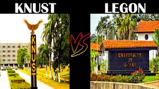 LEGON vs KNUST Facilities Ranking Cutoff points Location [upl. by Aztiram907]