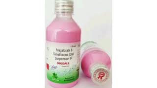 DIGEALL Suspension Syrup Magaldrate and Simethicone Oral Suspension Syrup [upl. by Bromley]