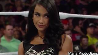 AJ Lee returns on Miz TV to confront Maryse and The Miz [upl. by Inoj484]