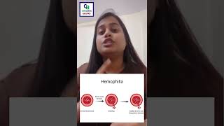 Hemophilia  A Dangerous genetic disorder Civil academy Soni mam  biology youtubeshorts shorts [upl. by Burkle993]