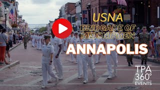 USNA Brigade of Midshipmen Parade [upl. by Burkley]