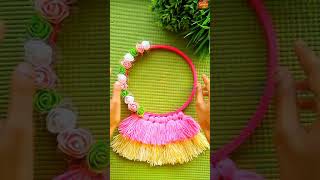 DIY Dream Catcher  Easy Dream Catcher making at home  Shorts Dreamcatcher  SrideviArt [upl. by Neelsaj]