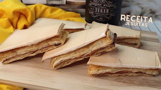 Aprenda aqui a fazer Jesuítas perfeitos um delicioso pastel portugues 😊 [upl. by Anavas]