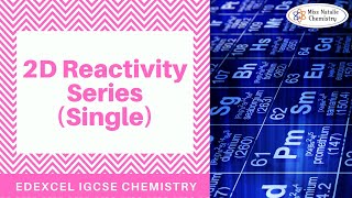 2D Reactivity Series Single  Edexcel IGCSE Chemistry [upl. by Otreblif]