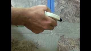 Easy Way to Grout Vinyl Tile [upl. by Mcclelland228]