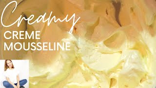 CREAMY CREME MOUSSELINE RECIPE FRAISIER CREAM [upl. by Ylsew983]