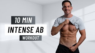 10 MIN INTENSE AB WORKOUT  Six Pack Abs At Home No Equipment [upl. by Zilada764]