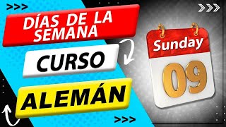 🇩🇪 Días de la semana en ALEMÁN ❤️🚀👉  Didáctico  👈 [upl. by Eichman]